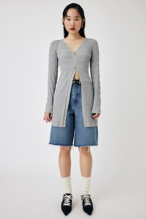 MOUSSY | OPEN STITCH KNIT MINI ドレス (ワンピース(ミニ・ミディアム