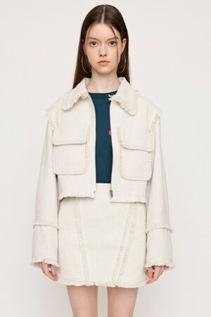 SLY | SPRING TWEED JW ショートスカート (スカート(ミニ) ) |SHEL