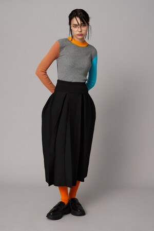 HeRIN.CYE | Knit pleats skirt (スカート(ロング) ) |SHEL'TTER WEBSTORE
