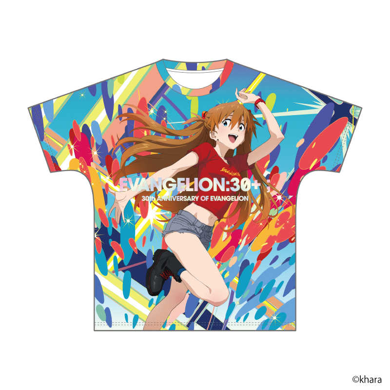 EVANGELION:30+；】フルグラフィックTシャツ・ロゴ/レイ [お届け予定
