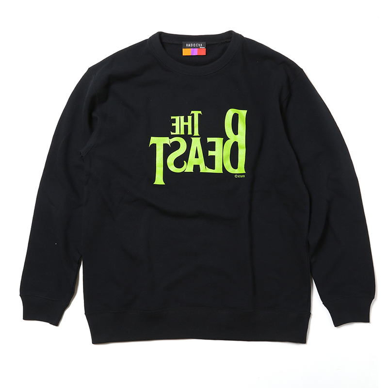 RADIO EVA 538 THE BEAST BIG Sweat/BLACK×GREEN(M BLACK×GREEN
