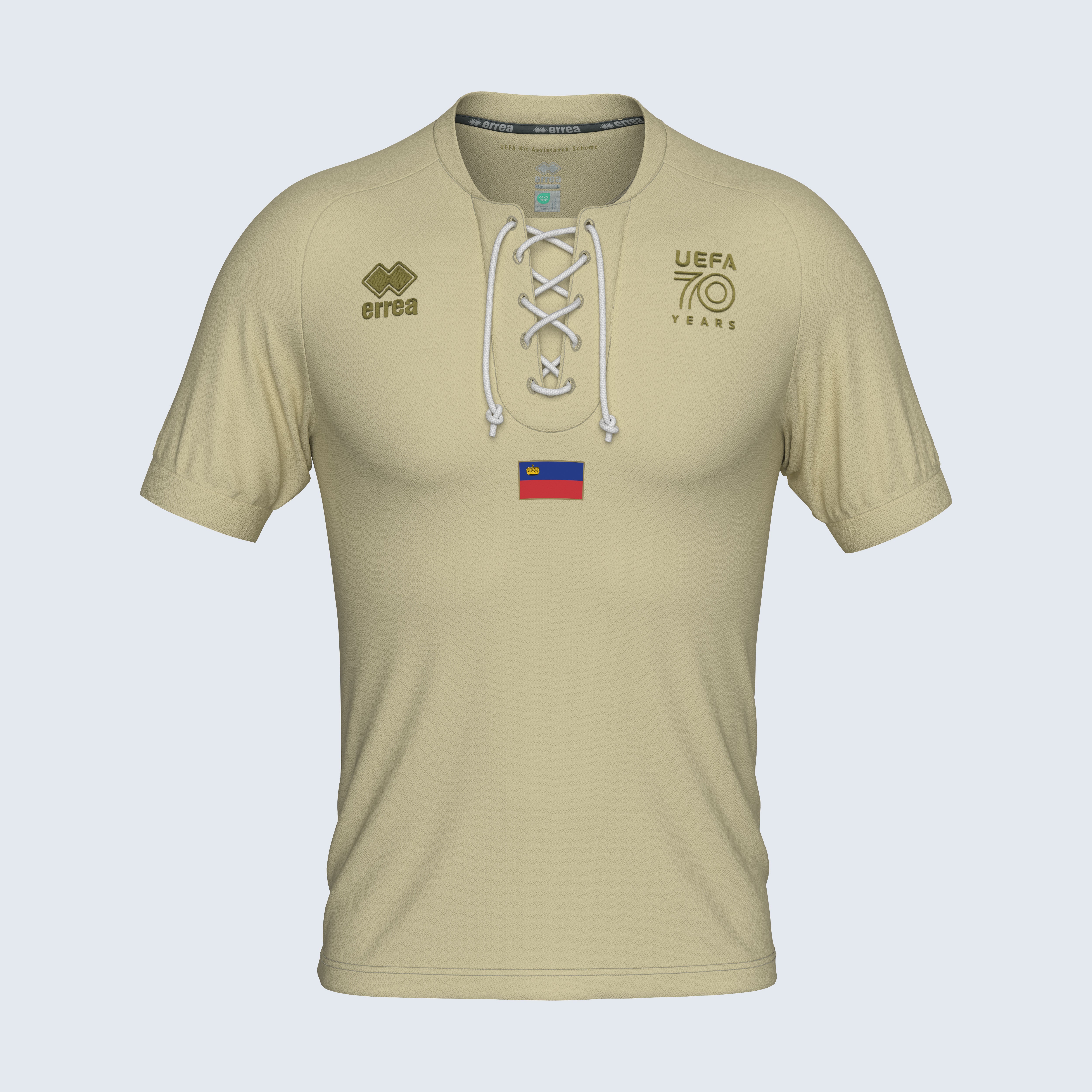 Liechtenstein UEFA 70th Anniversary Jersey - Tradition and