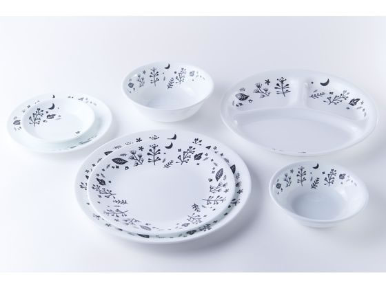 パール金属 コレール ムーンライトフォレスト ランチ皿 大 箱売 5枚