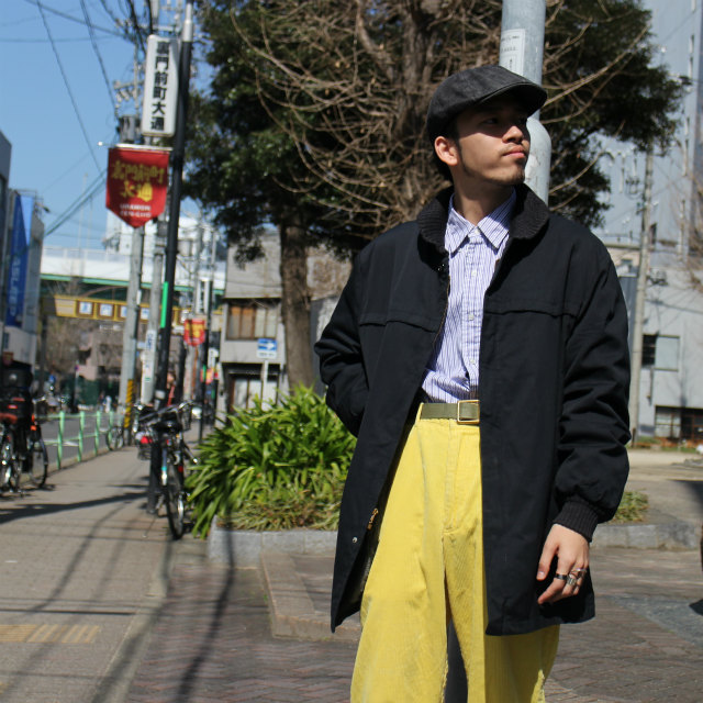 VERSACE JEANS COUTURE 太畝コーデュロイ コート VERSACE JEANS