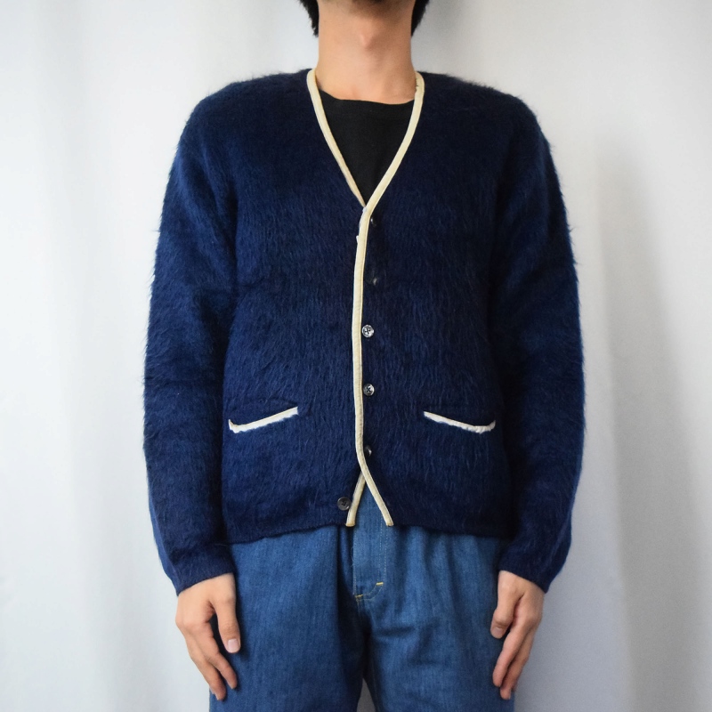 60s 60年代 マクレガー アメリカ製 パウダースノー レザー×モヘア