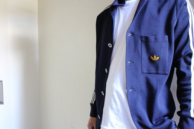 70's adidas メタルボタントラックジャケット アディダスジャージ