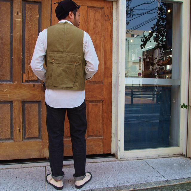 50's L.L.BEAN ハーフムーンポケットフィッシングベスト エルエル