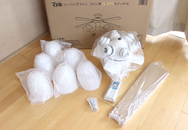 6灯 東京メタル工業製シーリングファンライト【MFE008】｜<公式