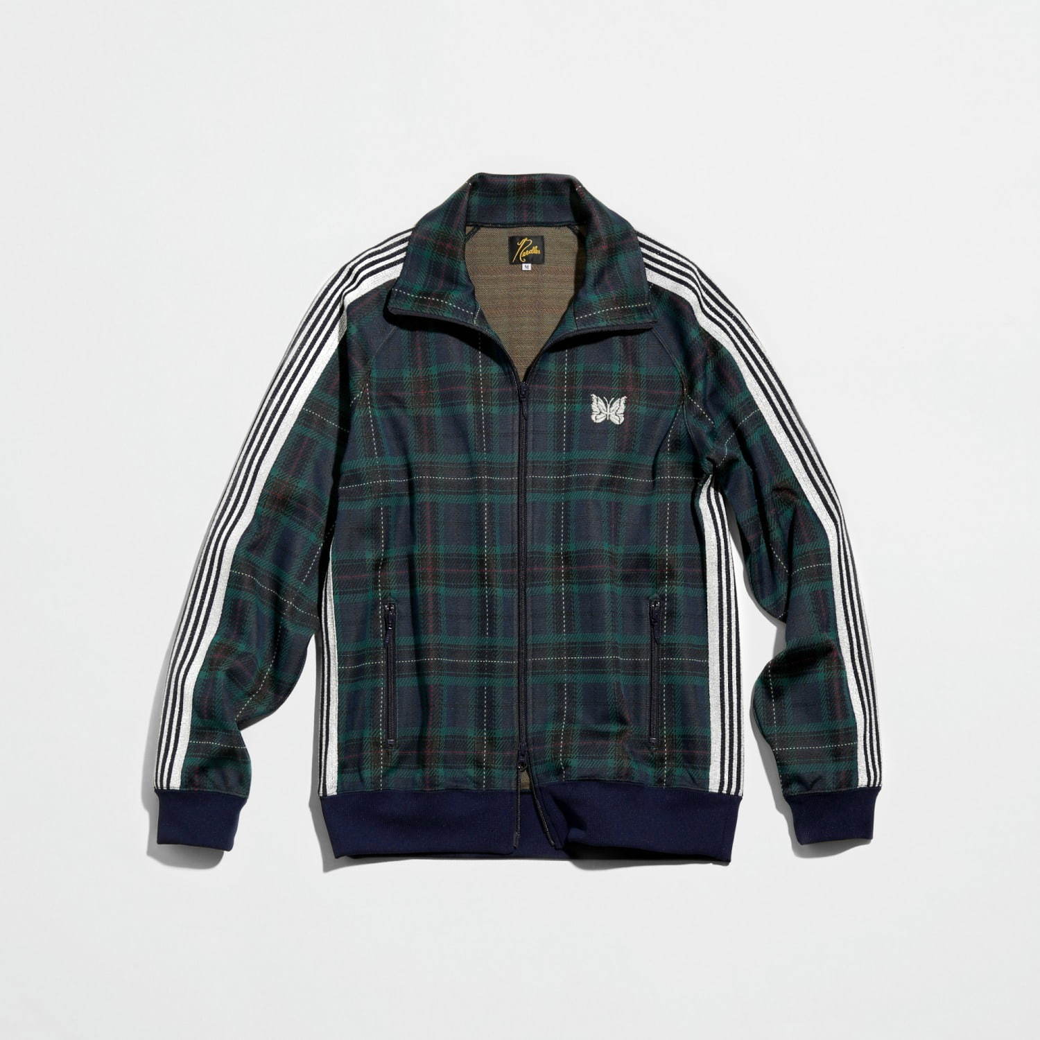 ニードルズ“チェック柄”の直営店限定トラックスーツ - ラメのライン