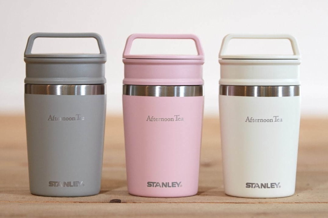 アフタヌーンティー・リビング×スタンレーのコラボ真空マグ、ピンク