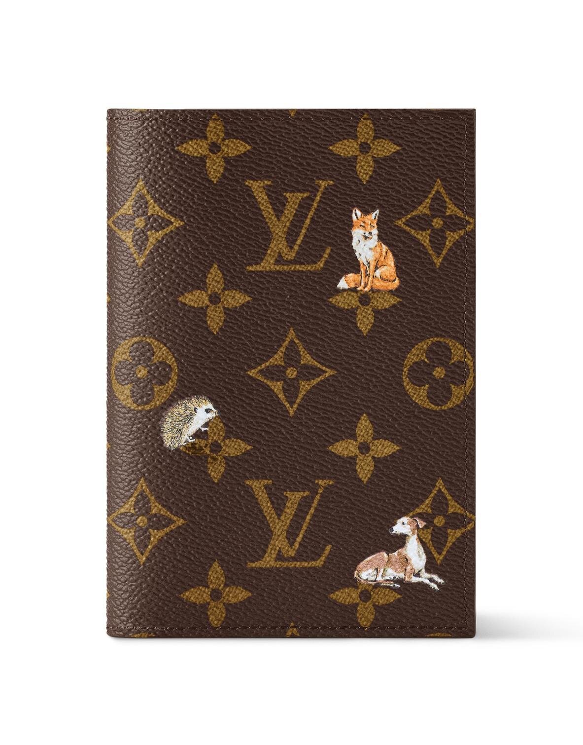 ルイ・ヴィトン“森の動物”モノグラムレザーグッズ、ハリネズミ＆犬