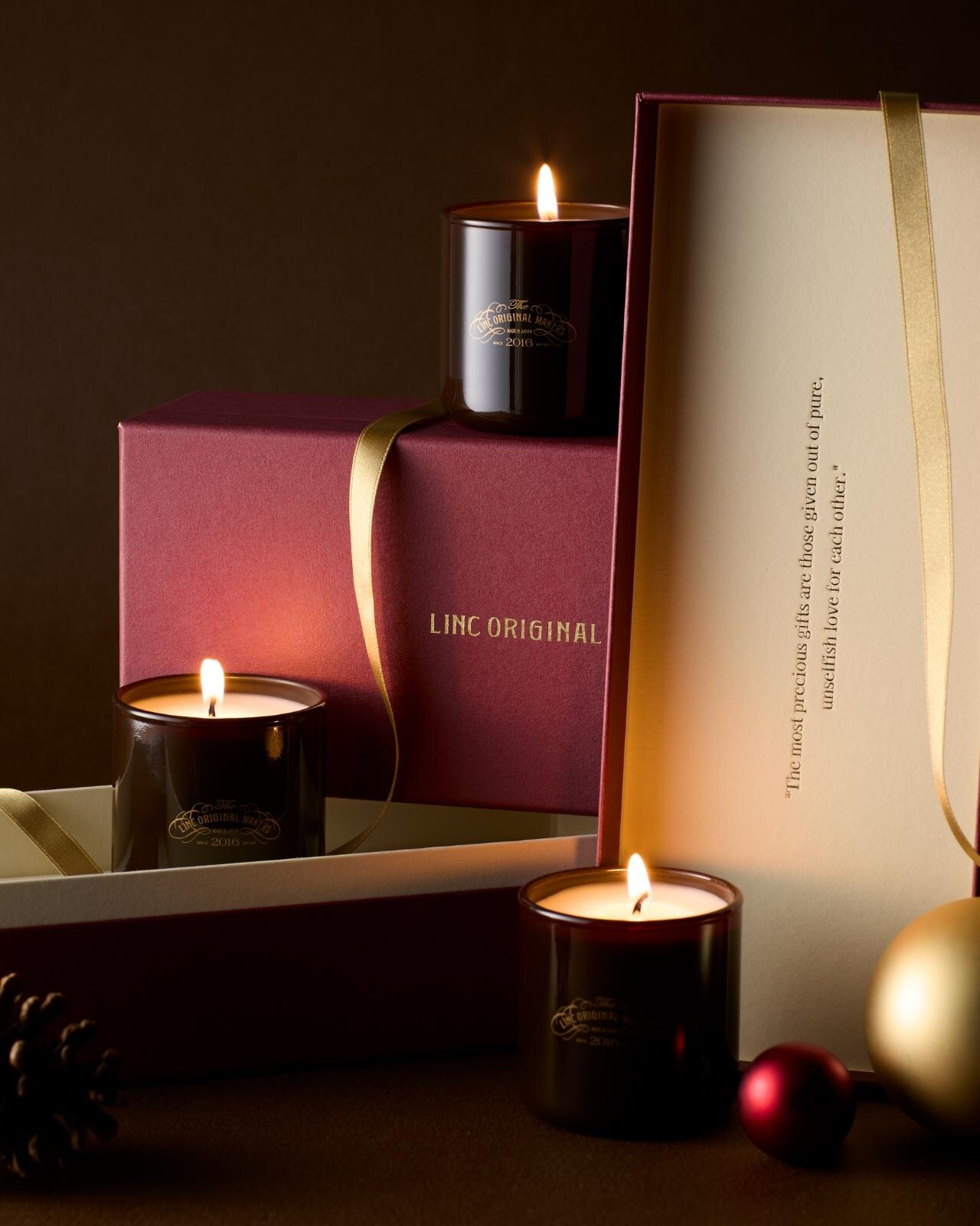 リンク オリジナル メーカーズ25年クリスマスコフレ、“ウッドが香る”3