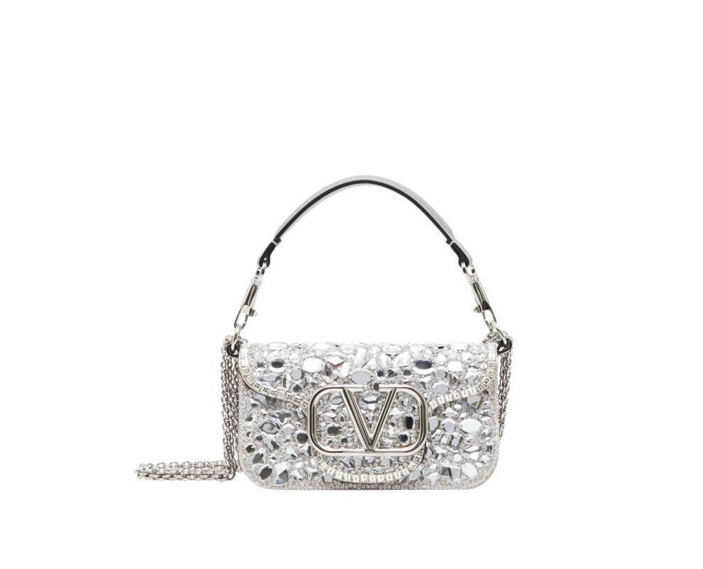 ヴァレンティノ ガラヴァーニ“V ロゴ”モノグラムのミニトートバッグ