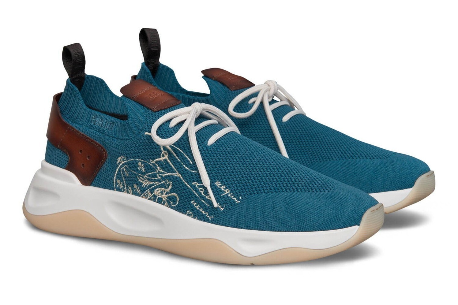 ベルルッティのスニーカー「シャドウ」新作、カリグラフィーの“刺繍