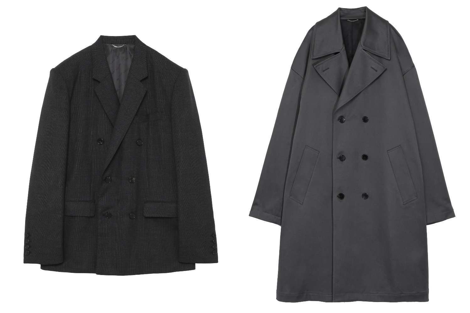 ジョン ローレンス サリバン、グレンチェックのダブルジャケット＆A