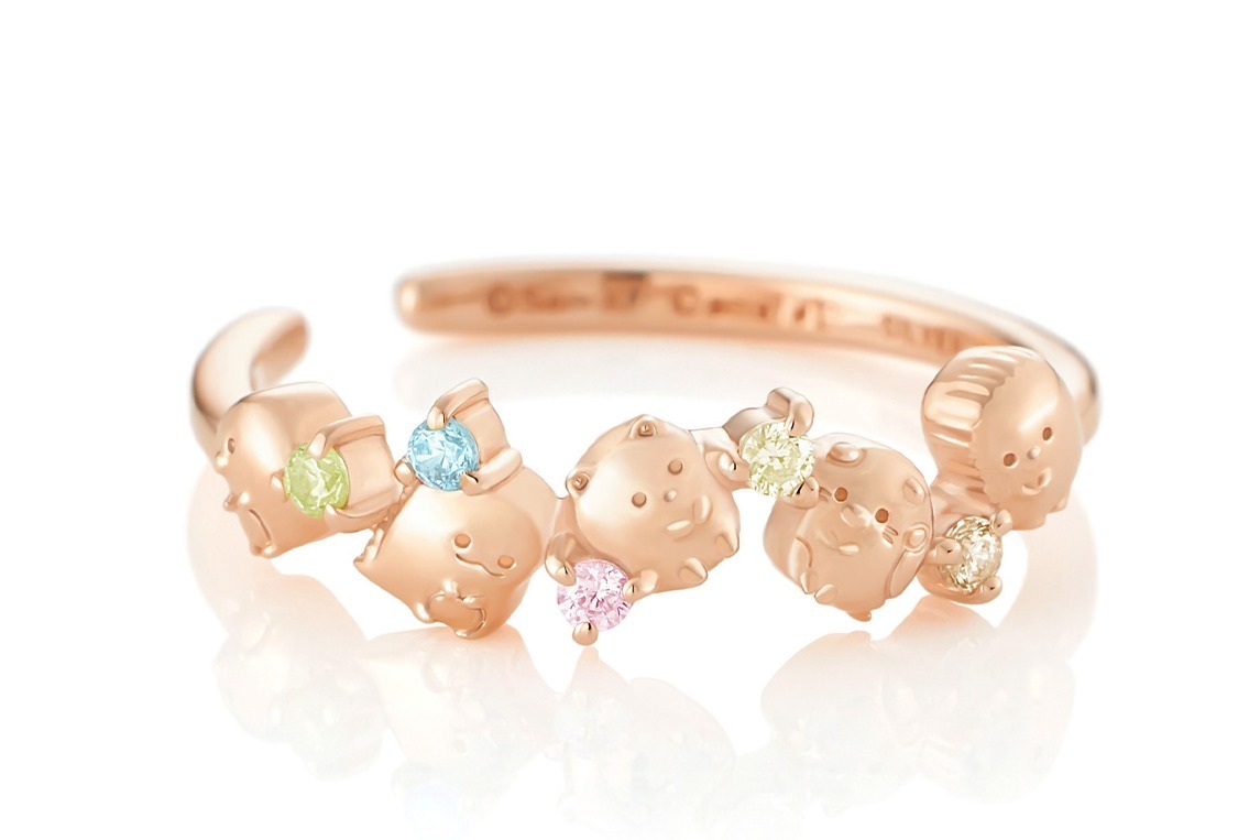 カナル 4℃「すみっコぐらし」ジュエリー、優しく寄り添うすみっコ×みに