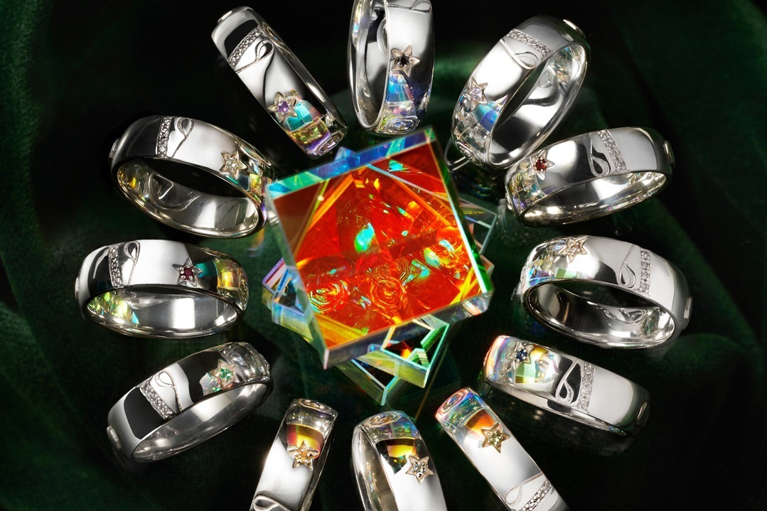 ヴァーミリオン「ディアレスト リング」星座石＆サインをカスタムする