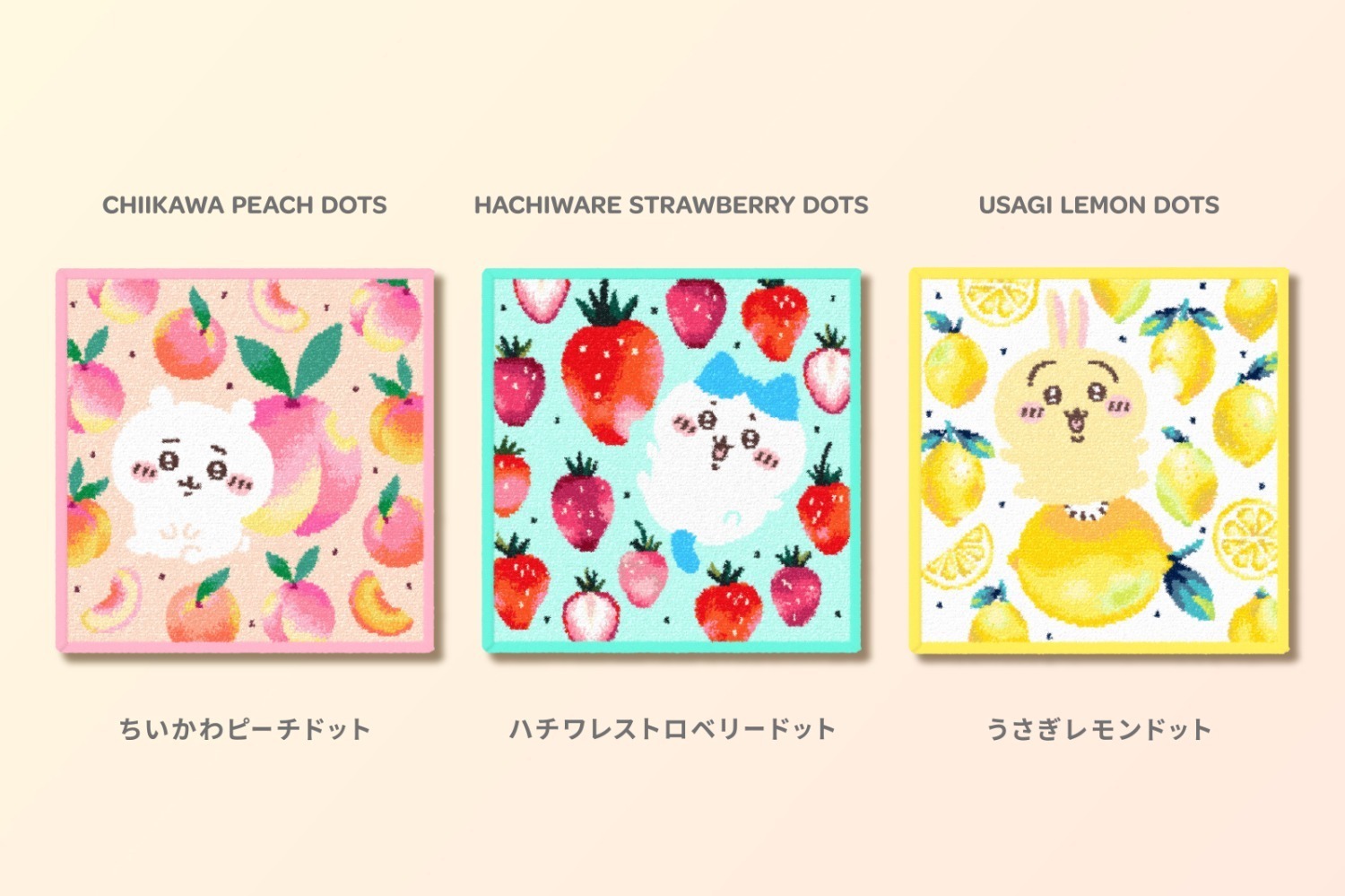 ちいかわ」×ラブラリー バイ フェイラー初コラボ、“苺に囲まれる