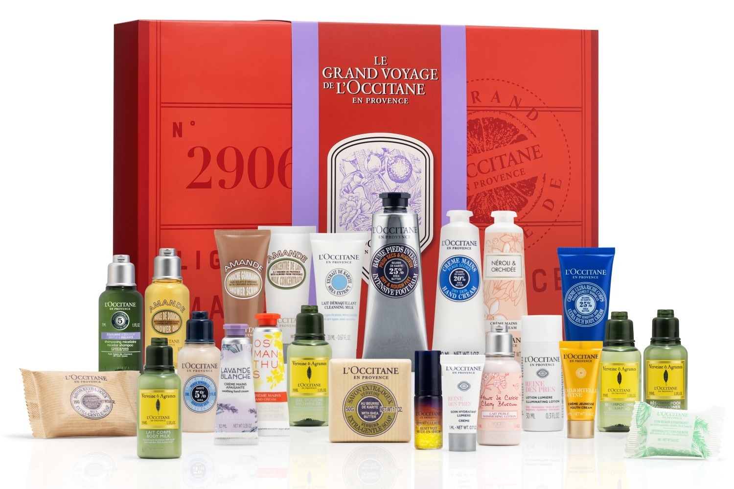 ロクシタン24年クリスマスコフレ「アドベントカレンダー」ハンド