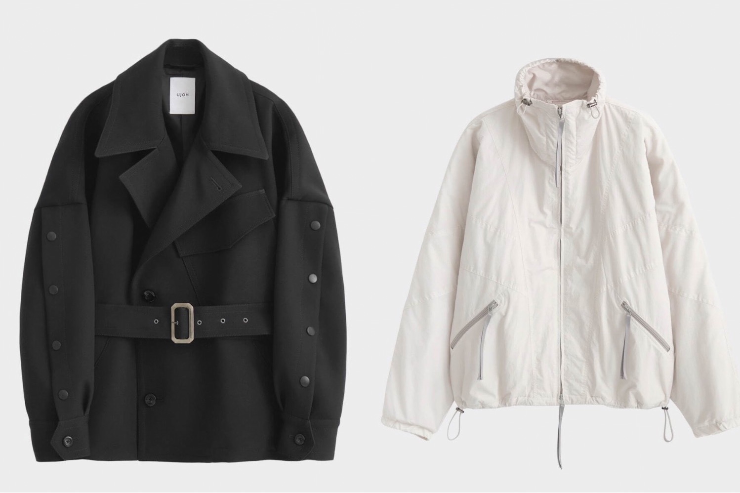 ウジョーの“ハイネック”ナイロンブルゾン＆ショート丈のモーター