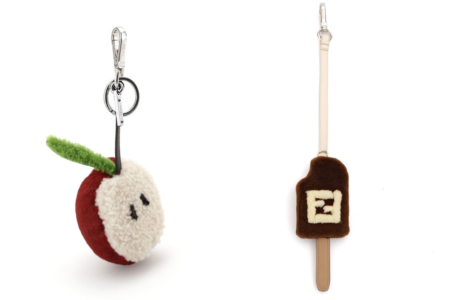 フェンディのバッグチャーム - りんご＆ふんわりパイナップル、「FF