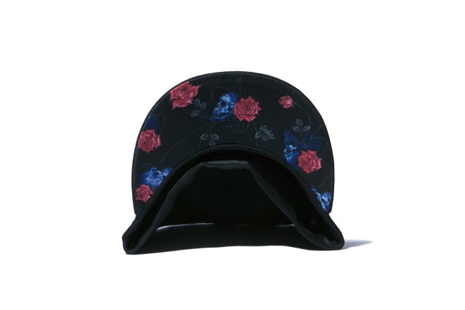 ヨウジヤマモト×ニューエラ2018年春夏コレクション、スカル＆ローズ柄