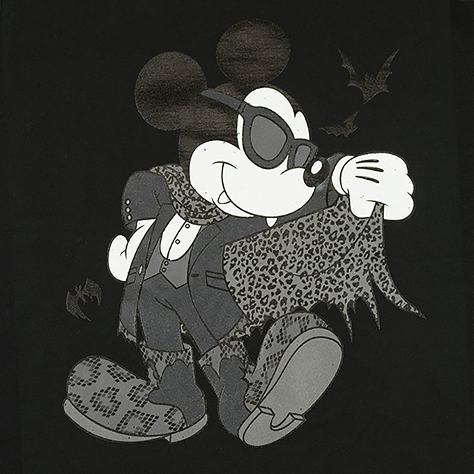 ヴァンパイアミッキー」のハロウィン限定Tシャツがロエンより、ヒョウ