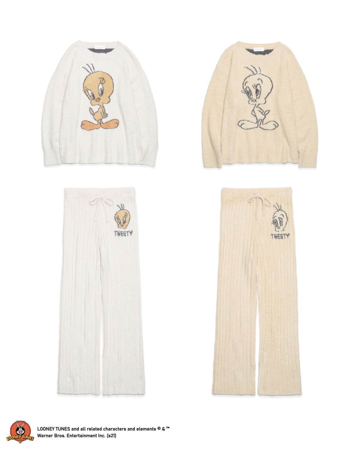 スナイデル ホーム「トゥイーティー」ルームウェア、“ふわふわ”ルーム