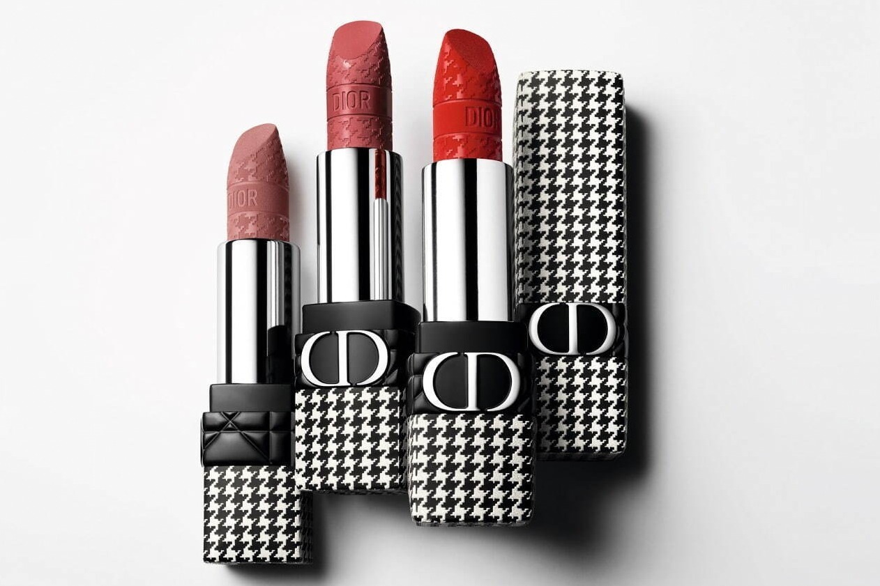 ディオール2022年春コスメ、“ニュールック”着想「千鳥格子」の限定