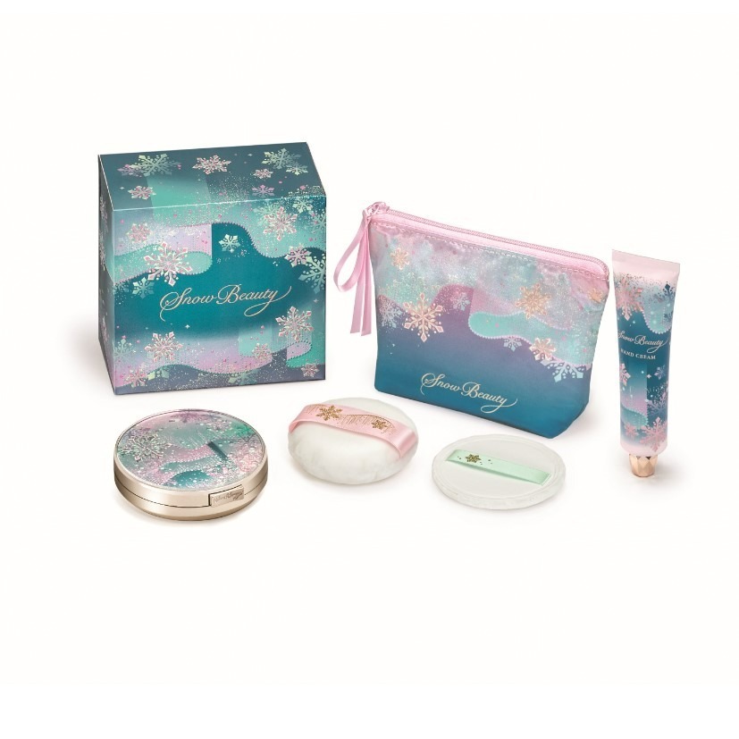 資生堂「スノービューティ―」24年秋コスメ、“雪の結晶がキラキラ輝く