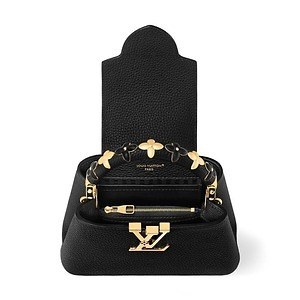 ルイ・ヴィトン“ハンドル装飾華やぐ”「カプシーヌ」バッグ、フラワーや