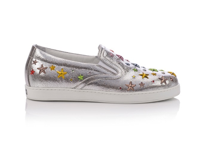 JIMMY ジミーチュウ JIMMY CHOO スター 星 スタッズホワイトスニーカー