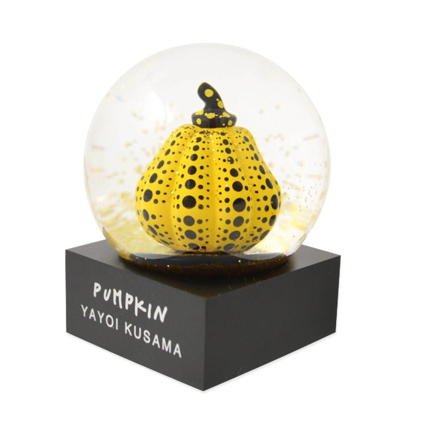 草間彌生スノードーム」振ると金粉が舞う“PUMPKIN”モチーフなどMoMA