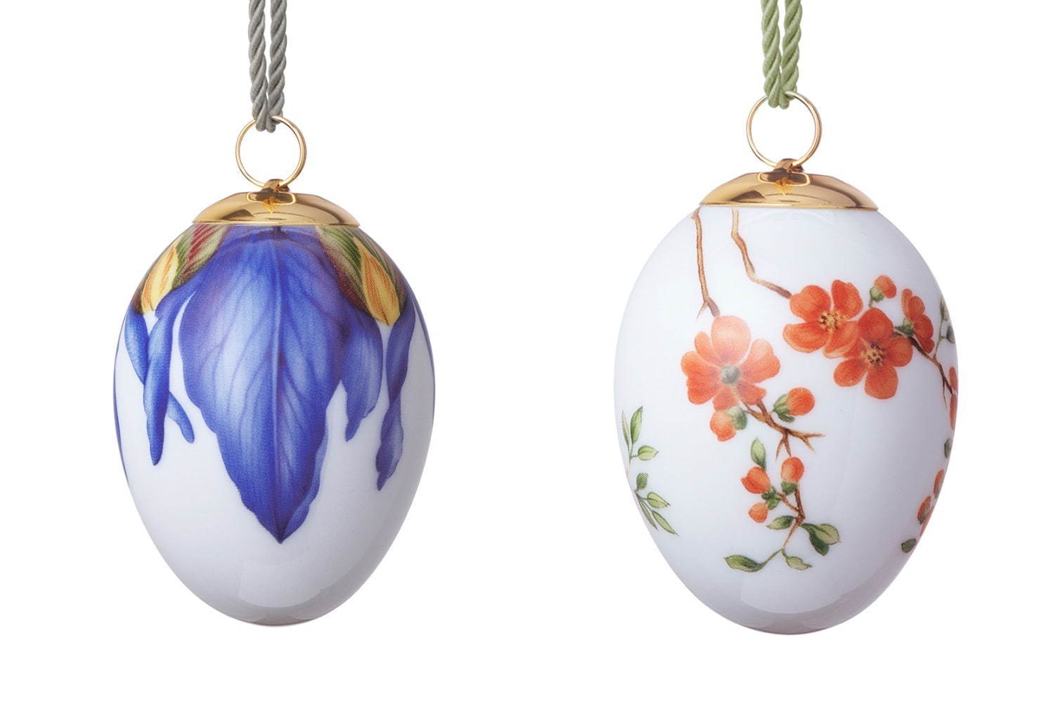 ロイヤル コペンハーゲン“花”に見立てたイースターエッグ、アイリスや