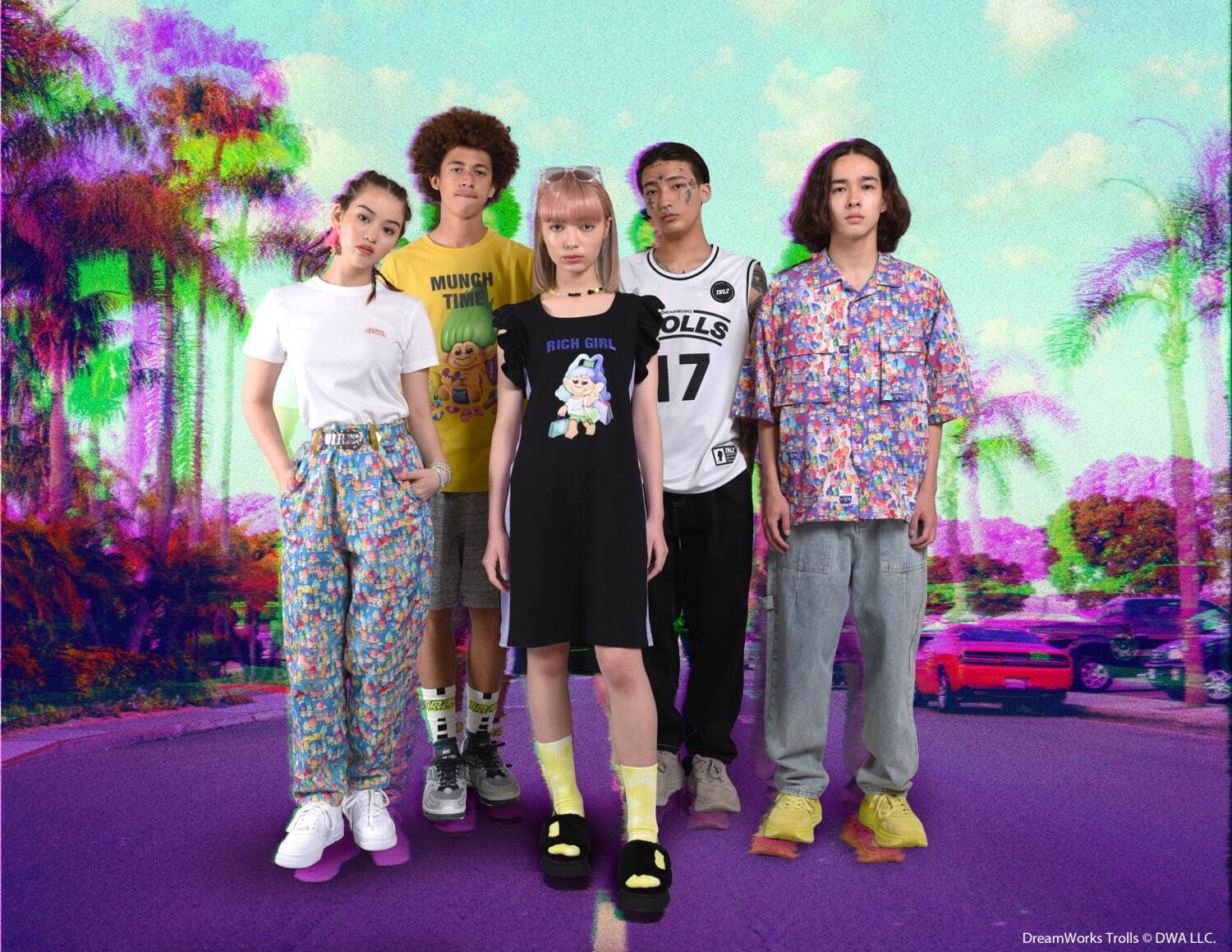 ランド バイ ミルクボーイ×「グッドラック・トロールズ」“90年代風