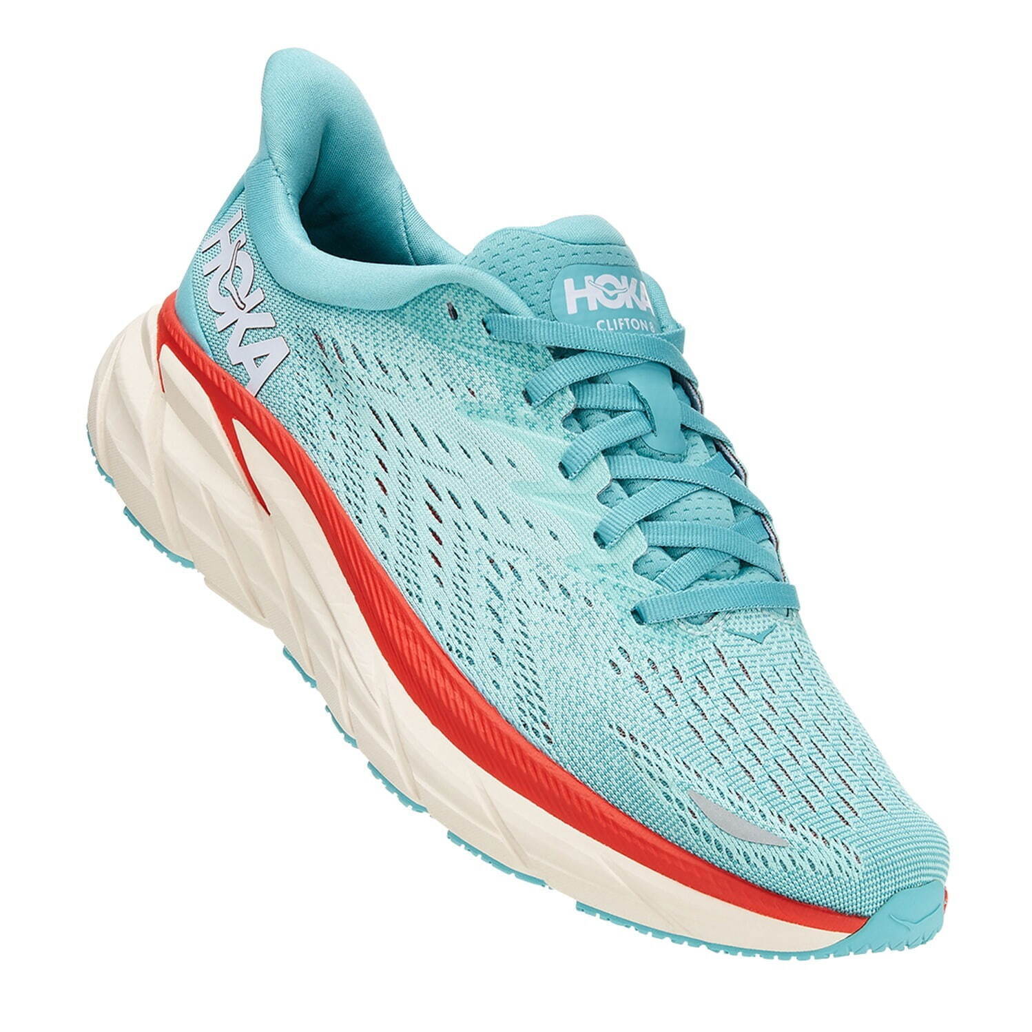 ホカ オネオネの新作厚底スニーカー「クリフトン 8」メッシュアッパー