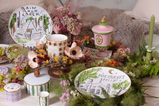 ジノリ 1735“5つの旅先”をイメージしたキャンドル＆プレート、ロンドン