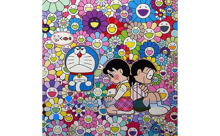 パステルカラーのお花たち』村上隆 | 絵画・アート販売 ギャラリー