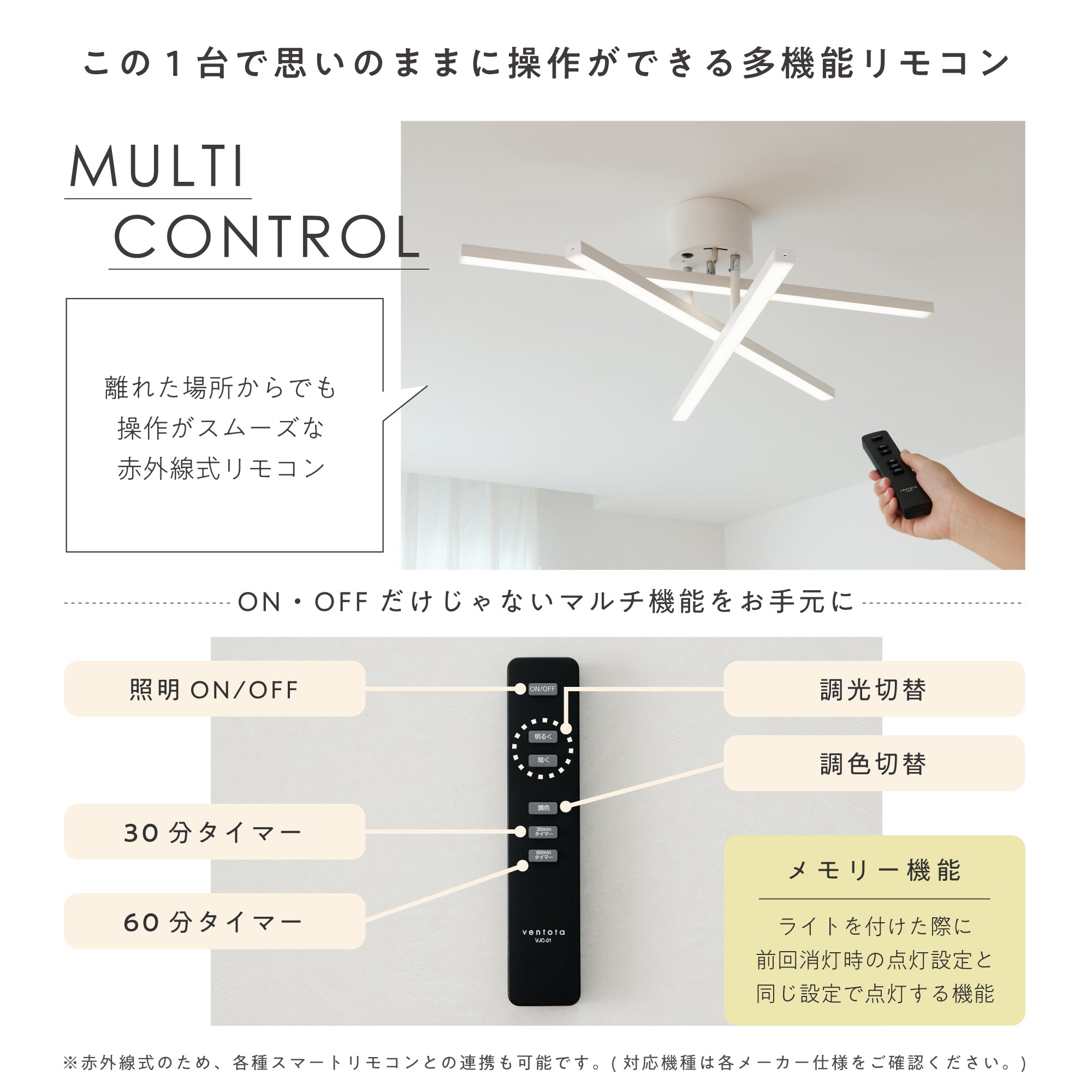 あす着] シーリングライト LED 天井照明 調光 調色 リモコン付き 可動