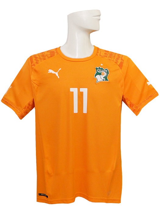 プーマ) PUMA/2014コートジボワール代表/ホーム/半袖/ドログバ/744586