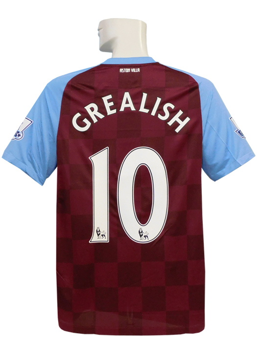 【正規品】アストン・ビラ　ミルナー　ユニフォーム 即発送可】 アストンビラ 21/22 公式ユニフォーム ホーム 半袖