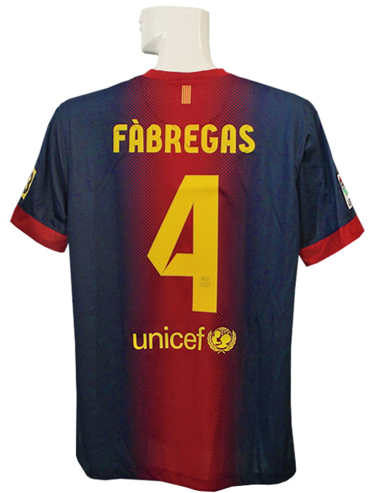 ナイキ) NIKE/12/13バルセロナ/ホーム/半袖/ファブレガス/478323-410