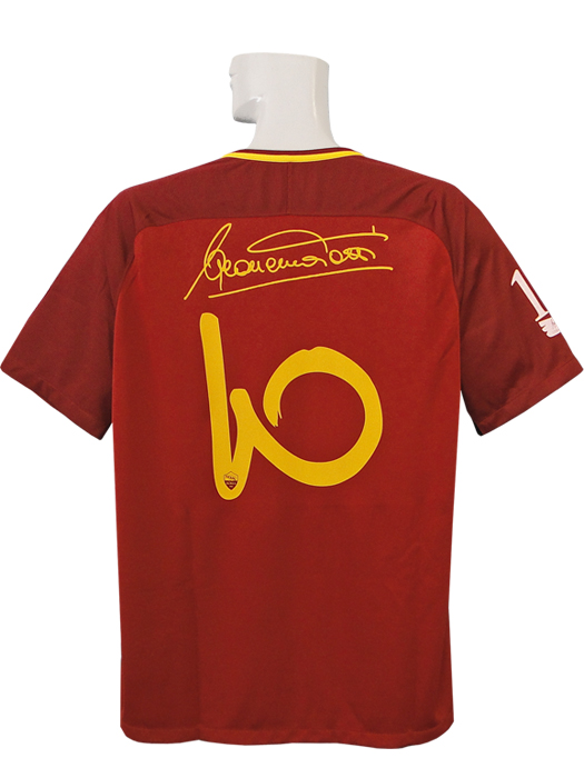 ナイキ) NIKE/17/18ローマ/ホーム/半袖/トッティ/引退記念モデル