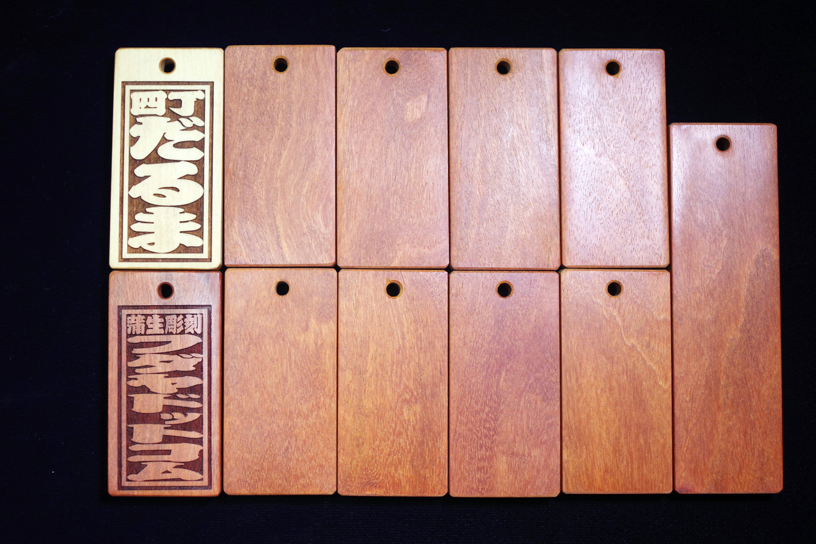 ペルナンブコ 極杢 威波勢（イナセ） 木札 pernambuco [四丁だるま]