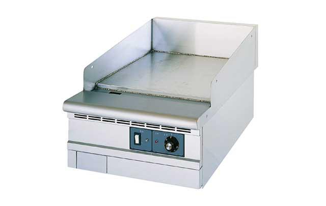グリドル・鉄板焼きグリル（ガス・電気）｜19㎜厚の鋼板で保温性に優れ