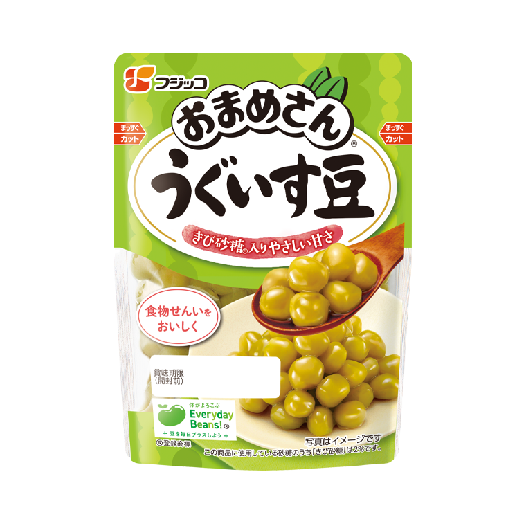おまめさん うぐいす豆｜煮豆｜商品情報｜フジッコ株式会社
