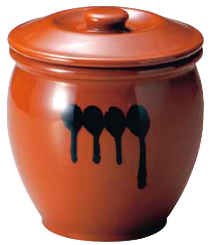 陶器 蓋付半胴かめの通販-フクジネット