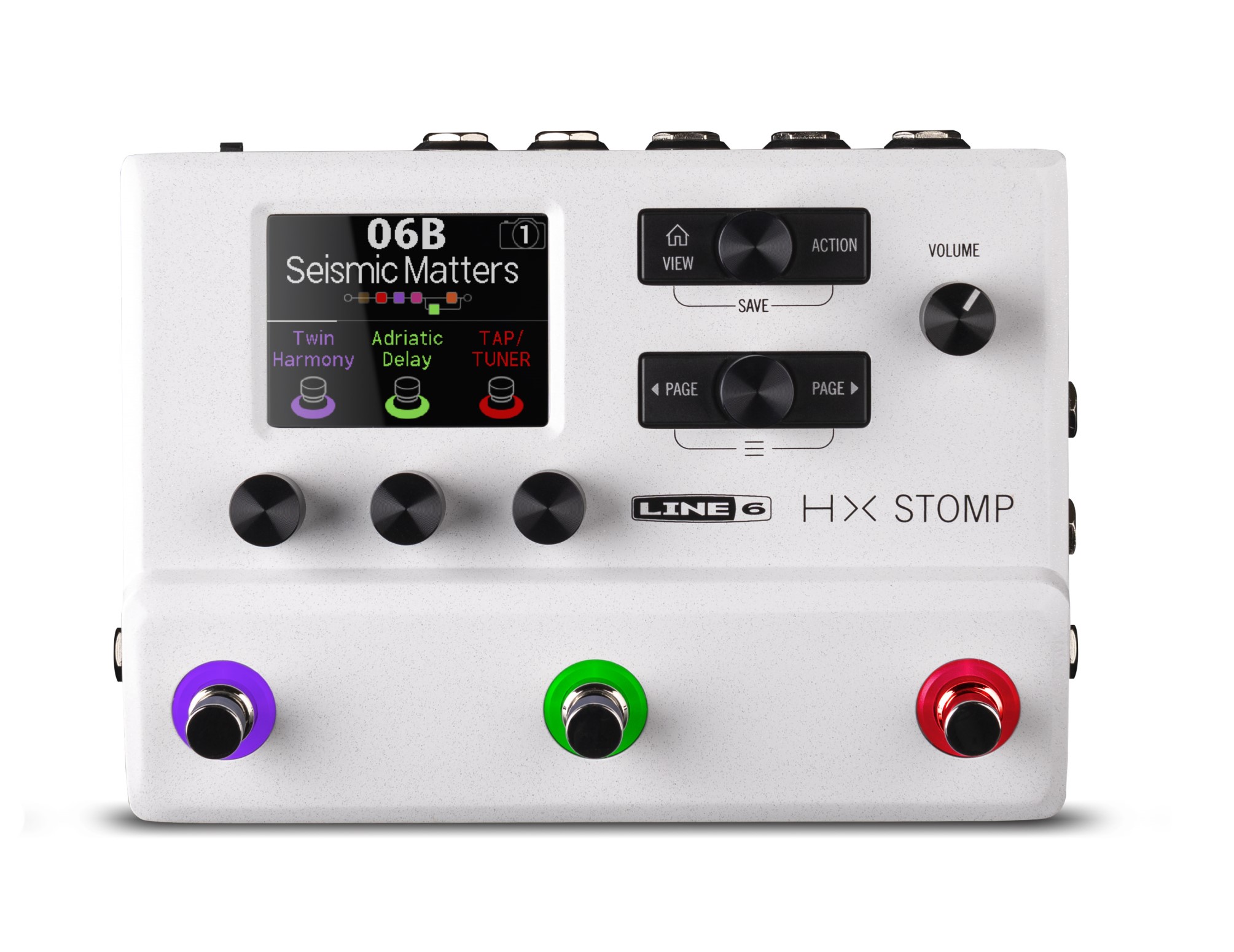 Line 6 HX-STOMP-SW Ultra-Compact Guitar Multi-FX Processor