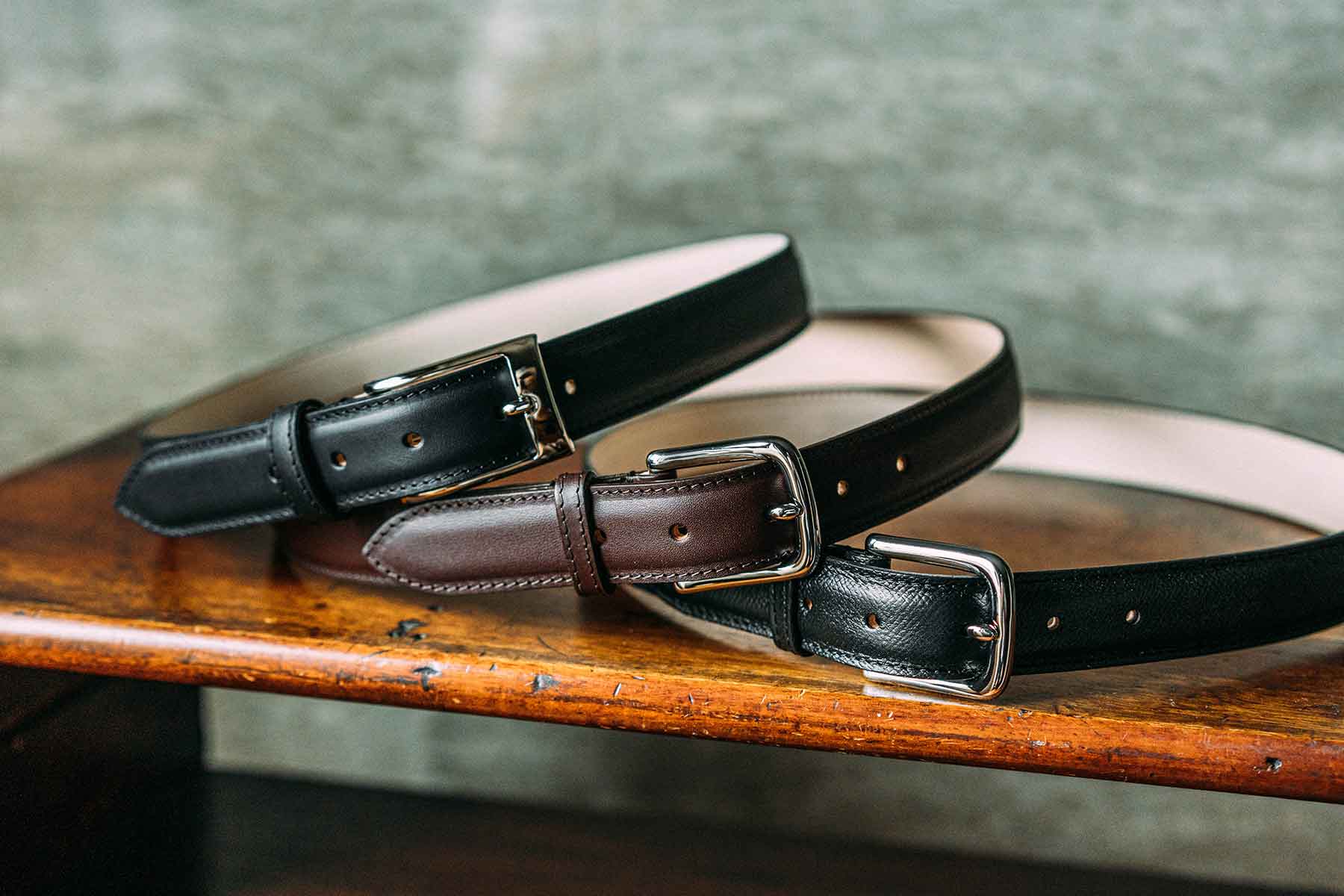 LEATHER BELT COLLECTION | FRAME フレーム公式