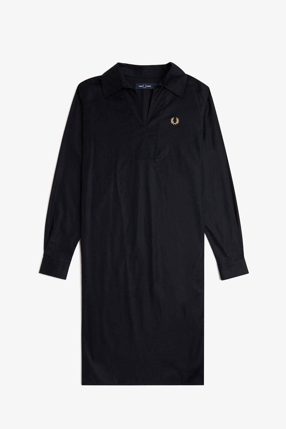 Open Collar Shirt Dress(8 102：BLACK): | FRED PERRY JAPAN